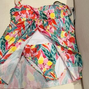 NWT Nicole Miller Bandeau Swim suit size Large